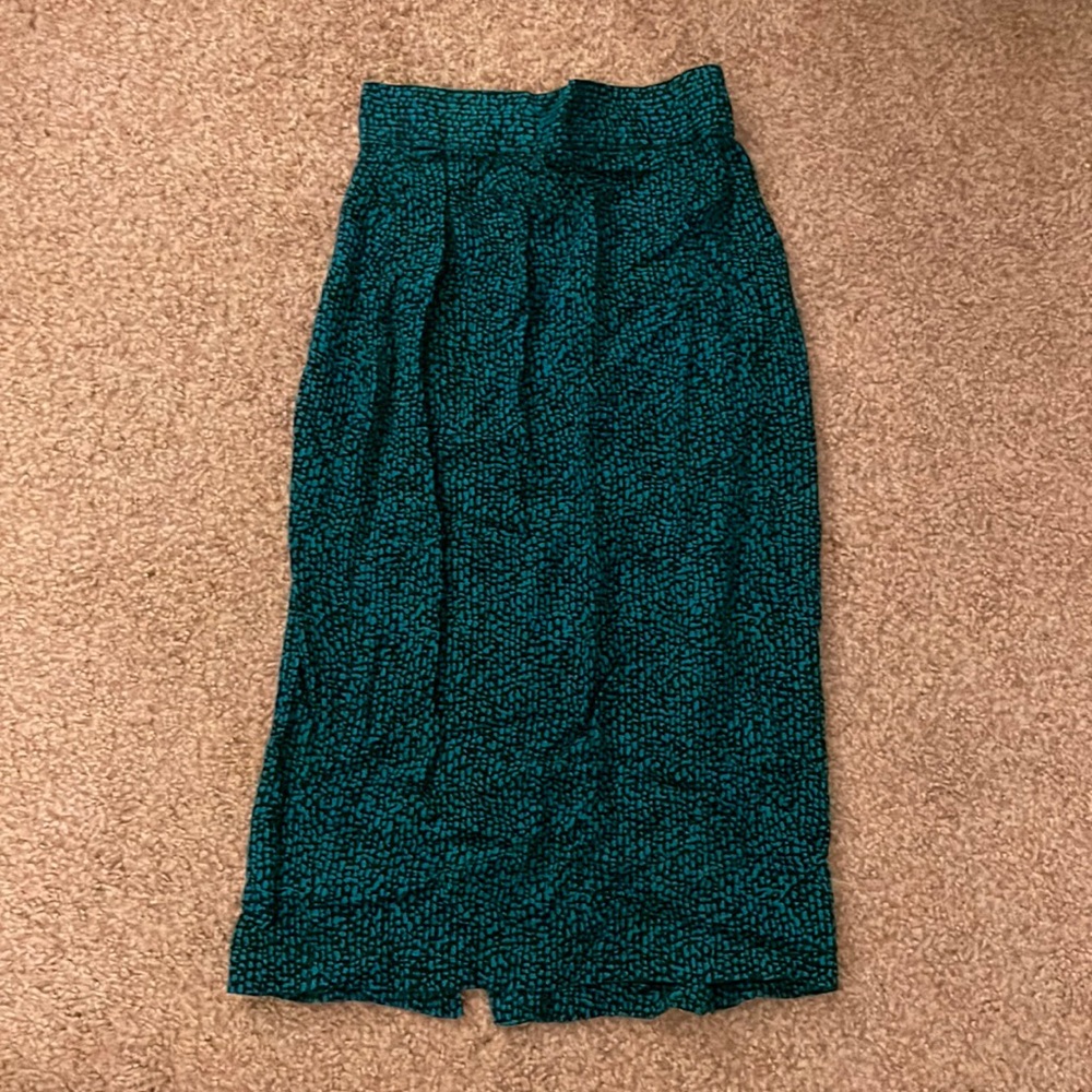 Green Pencil Skirt